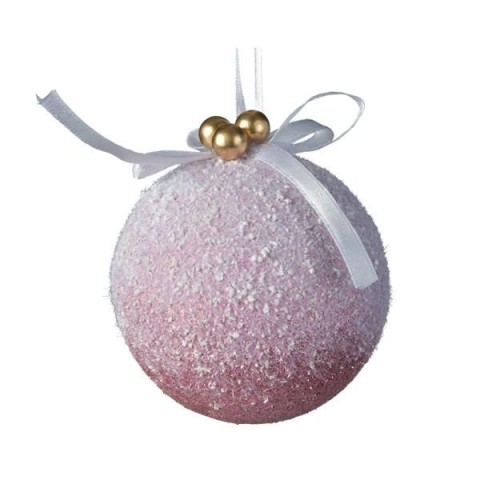 SFERA CON BACCHE ROSA VELVET